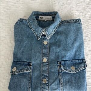 Zara Classic Blue Denim shirt